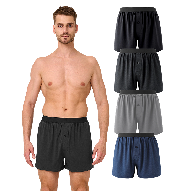 Boxers Masculinos com Corte Solto