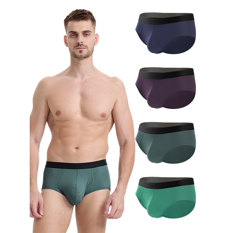 Cueca masculina macia com braguilha aberta